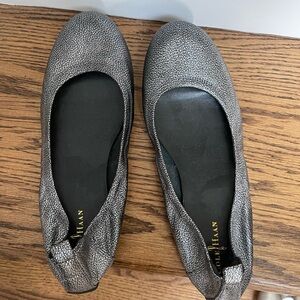 Cole Haan Silver Ballet Flats